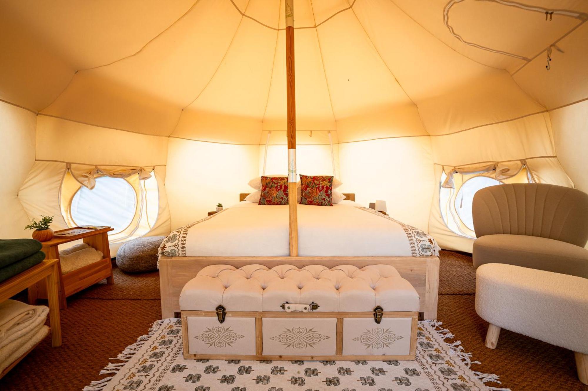 Hotel Glamping Gozdna Jasa Bovec Esterno foto